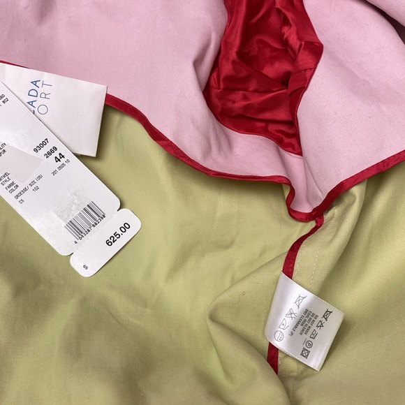 Escada Sport Pink CottonStretch Trench NewWithTags - Picture 16 of 16